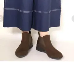 fit fit 新品　撥水サイドゴアアンクルブーツ　25.5cm