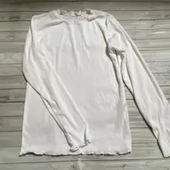 サマンサモスモス　ブルー　ホワイト　長袖トップス