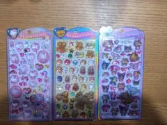 サンリオ、ハローキティ、なっとうちゃん　うるちゅるポップシール　正規品　3点