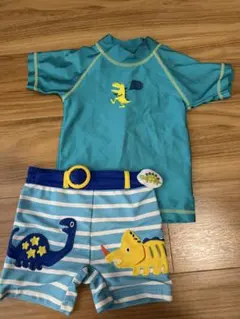 恐竜デザイン 水着セット 2-3歳 90 95 100 男の子　上下セット