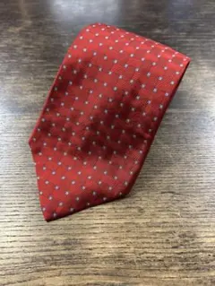 Brooks Brothers 346 USA製　赤 ネクタイ　バスケット織