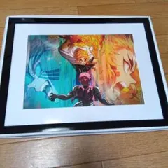 鬼滅の刃無限列車編描き下ろしA4キャラファイングラフ煉獄杏寿郎、猗窩座