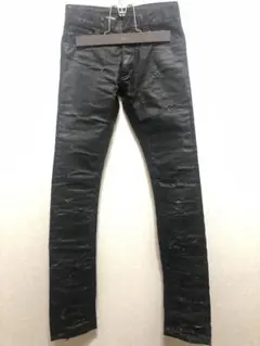 【幻デッドストック】DIOR HOMME 04SS デストロイコーティングデニムのサムネイル