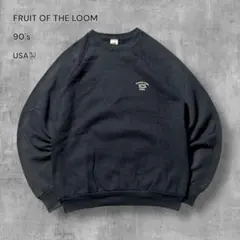 2026年最新】FRUIT OF THE LOOM カラー：ブラック系 メンズ トレーナー