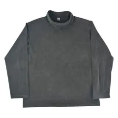 Good On ピグメントダイ タートルネック Tシャツ ブラック XL 墨黒