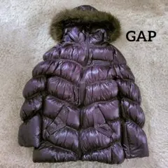 Gap ギャップ ダウンジャケット パープル Sサイズ 光沢 平成ギャル