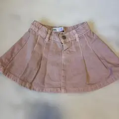 ZARA KIDS ピンクデニム風スカート 86cm