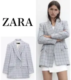 ZARA ザラ　ツイード　ジャケット　ブレザー　H&M  入園式　入学式　スーツ