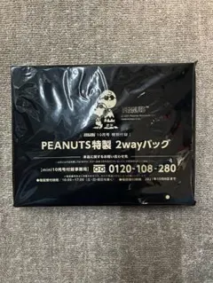 PEANUTS 2wayバッグ mini 2021年10月号付録