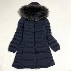 新品タグ付　デュベティカ ダウン コート ラクーンファー　40 ネイビー 楽天市場】デュベティカ ダウンコート/ダウンジャケット アウター