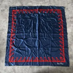 希少 70s初期 イッセイミヤケ ピンクフロイド 狂気 麻 ハンカチ 