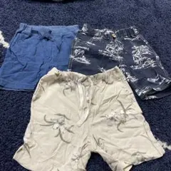 ハーフパンツ3枚セット 90