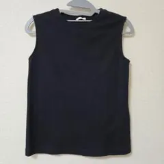 GU ブラック ノースリーブ Tシャツ