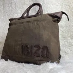 【人気】IBIZA イビサ 2way リュック トートバッグ ロゴ キャンバス