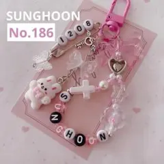 no.186 ♡ 韓国ビーズキーホルダーオーダー ENHYPEN ソンフン