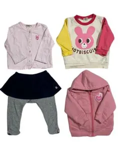 秋冬　ホットビスケッツ　女の子　80