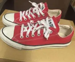 CONVERSE ALL STAR レッドキャンバス スニーカー