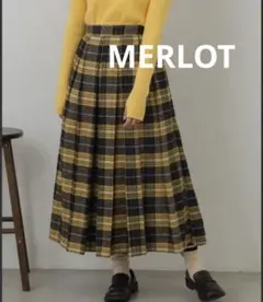 低身長お直し済⭐︎MERLOT タータンチェックタックスカート
