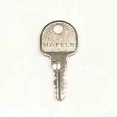 【純正・複数対応可】ハーフェレ (HAFELE）　純正子鍵　1本　No 0001