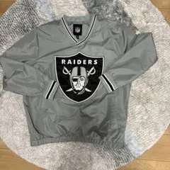 Raiders ナイロンジャケット ブラック グレー Raiders 🏈” NFL old pro line nylon jacket 90's . size M ¥7.900