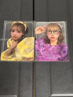 FRUITS ZIPPER 仲川瑠夏クリアトレカ 2枚セット