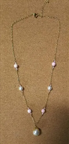 コットンパールのネックレス