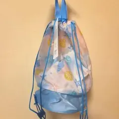貝殻デザイン プールバッグ