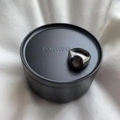 新品 62 TOMWOOD OVAL BLACK ONYX RING 18802 - メルカリ