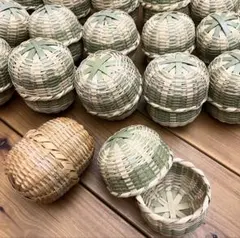 茶袋　ちゃんぶくろ竹細工かご籠市場カゴ民藝荒物エシカル民具バスケット郷土玩具東屋