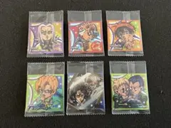 ジョジョの奇妙な冒険 シールウエハース 5部 黄金の風 6枚セット