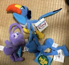 ◆Disney PIXAR◆バグズ・ライフ　陶器置き物　４点セット ◇Disney PIXAR◇バグズ・ライフ 陶器置き物 4点セット