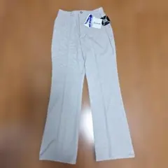 ストレッチフレアパンツ ベージュ ウエスト67センチ ほぼ新品