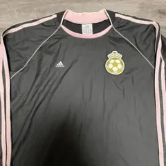 美品 Adidas adi-unit5 エンブレムワッペン刺繍プルオーバーピステ