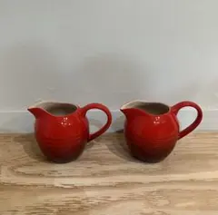 LE CREUSET ペッパーミル オレンジ 赤 セット - メルカリ