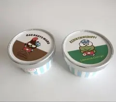 【開封済おすそ分け】フレークシール アイスけろけろけろっぴ& バッドばつ丸セット