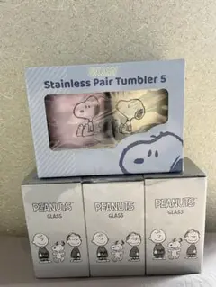 スヌーピー タンブラー ガラスコップ