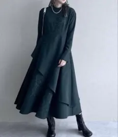 HARE ジャガード切り替えカシュクールワンピース - メルカリ
