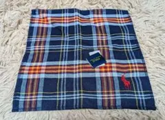 ポロ ラルフ・ローレン チェックタオルハンカチ