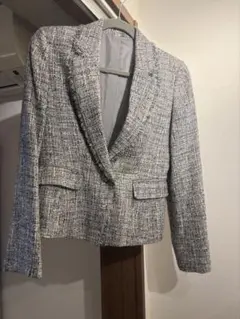 セール中　コムサイズム グレー系 ツイードスーツ上下セット