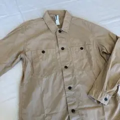 MHL. コットンシャツ ブラウンベージュ Sサイズのサムネイル
