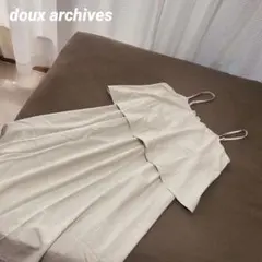 doux archives フリルキャミワンピース