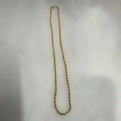 ゴールドツイストチェーンネックレス