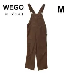 【WEGO】ブラウン コーデュロイ オーバーオール サロペット オールインワン