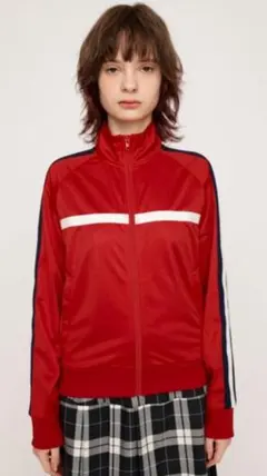 新品　未使用　SLY トラックジャケット 赤　スライ ジャケット ジャージ 上着