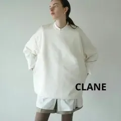 CLANE クラネ パデットサテントップス
