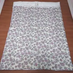 【未使用】Gianantonio 花柄　肌掛け布団 クリーム色