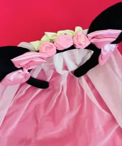 ミニーマウス　チュールカチューシャ