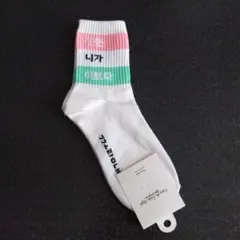 韓国語デザイン　レデースソックス