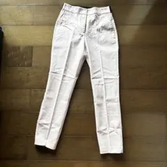 美品　ZARA ザラ　バックウエストゴム　テーパード　パンツ　さくら　ピンク　S