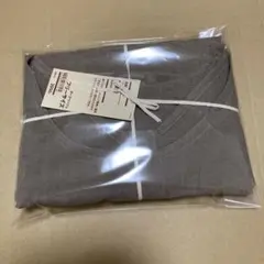 無印良品　着脱しやすい　割烹着　ダークベージュ　フリーサイズのサムネイル